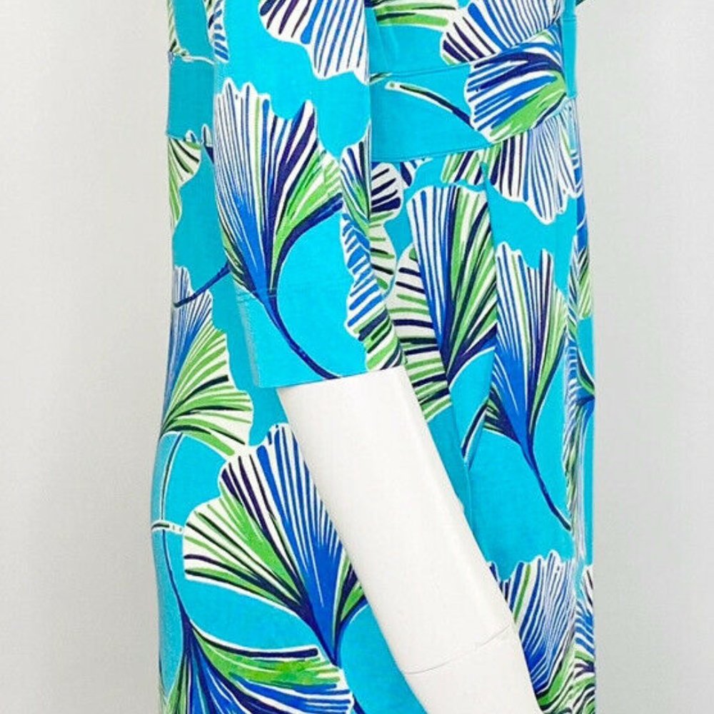 LILLY PULITZER Blayney Ruffle Dress - Let's Get Ginky - Size Large - Picture 8 of 9